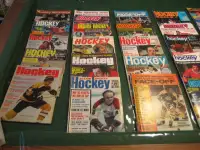 Vintage hockey magazines