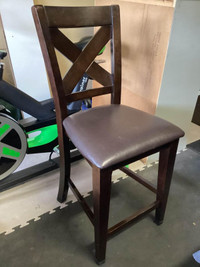 Wooden chair - counter height 24”