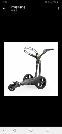 Powakaddy FX3 electric golf cart - in like new condition - $875