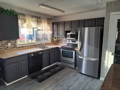 Beautiful home castledowns carlisle 4 bedroom 2 bathrooms new furnace huge deck private fence large...