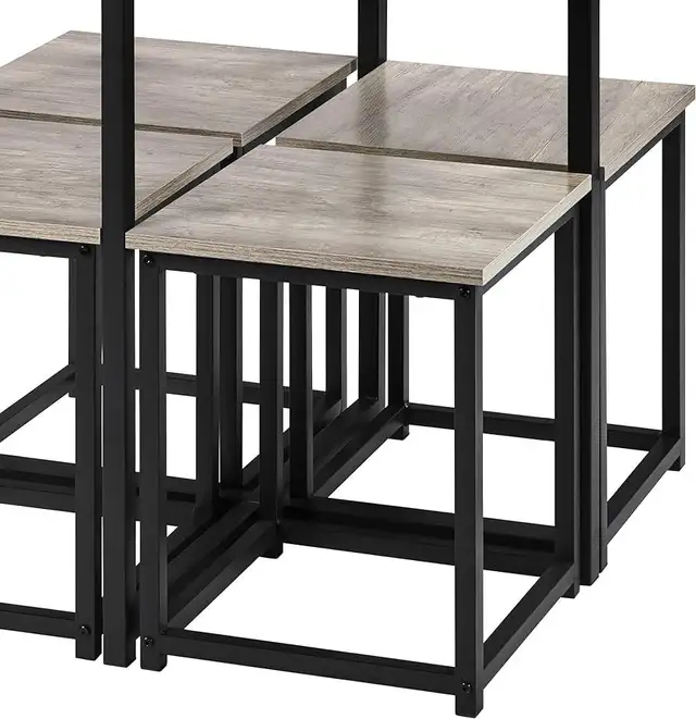 5pc Dining Table Set - Industrial Kitchen Table & Chairs Set in Dining Tables & Sets in Markham / York Region - Image 3