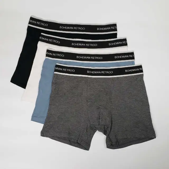 Bohemian Retroci Men's Underwear Sport Boxers set of 4 in Men's in Edmonton - Image 2