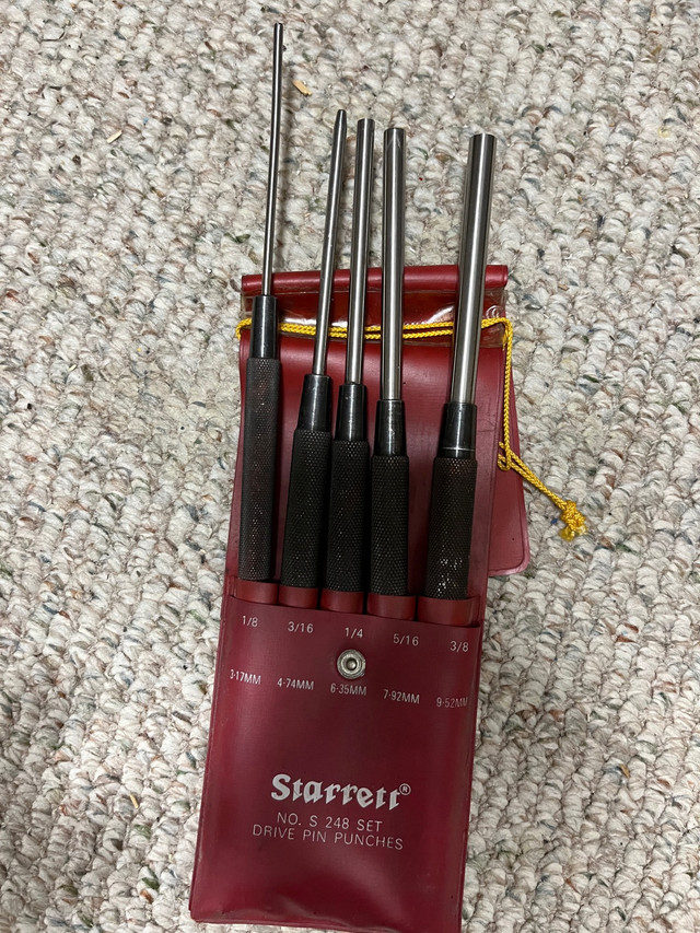 Starrett pin punch set  in Hand Tools in Markham / York Region