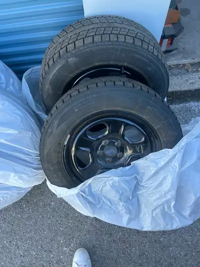 Set of 4 Dunlop Winter Tires on rims for sale. They were on my 2018 Ford Explorer that we no longer...