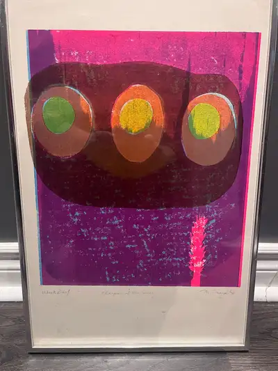 MARCIA MARX SIGNED 1974 ‘Eclipse of the Suns’, View more