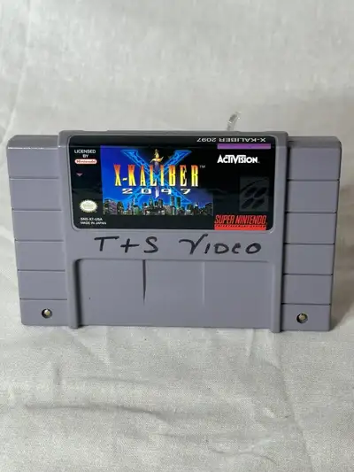 X KALIBER 2097 SUPER NINTENDO SNES 1994 ACTIVISON LOOSE, View more
