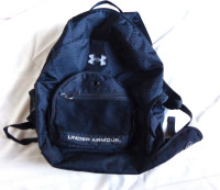 Authentic Under Armour Teen/Adult size knapsack + Armour All Tee