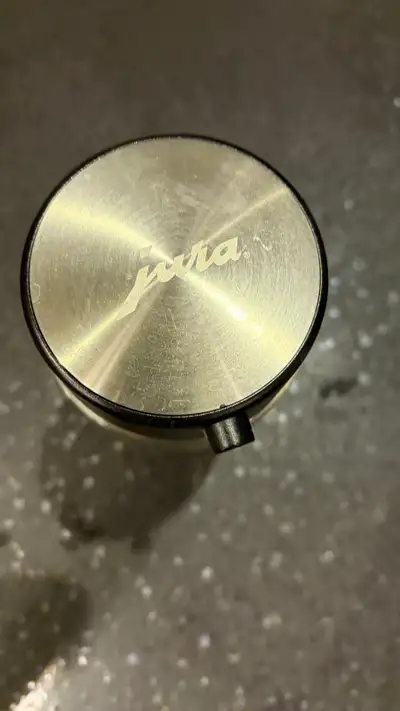 Jura Stainless Steel Vacuum Milk Container keeps milk cold, View more