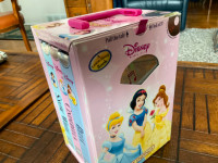 DISNEY PRINCESS, 3 PUFFY BOOKS AND. CD in carrying case