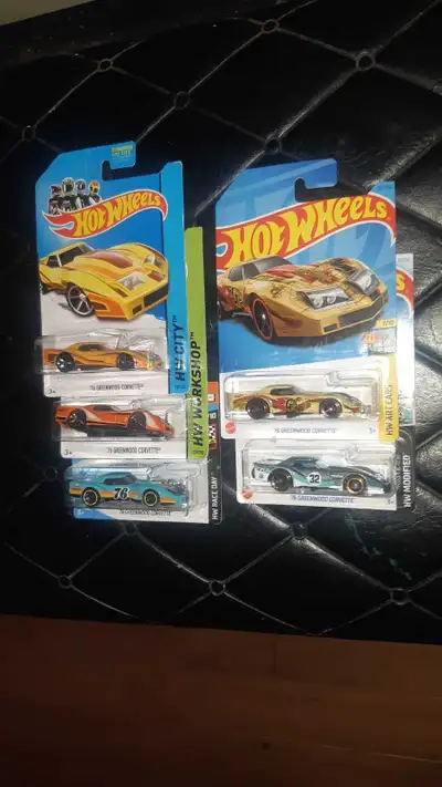 '76 Greenwood Corvette Hot Wheels lot of 5 variations not mint , View more