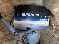 25 HP Envinrude outboard electric start