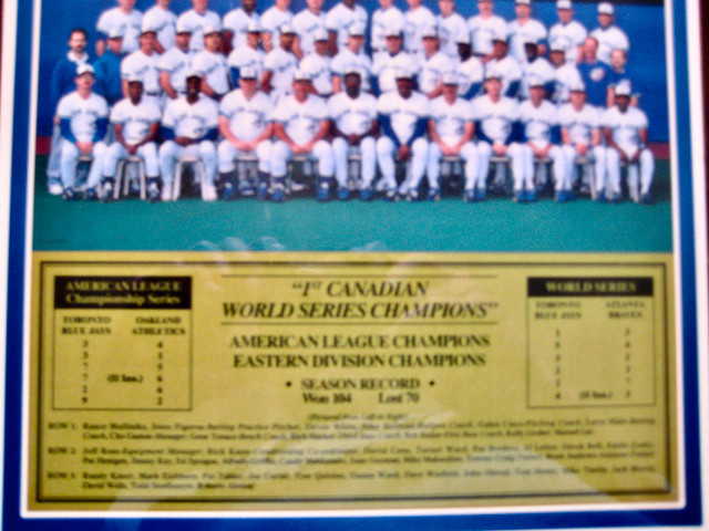 1992 & 1993 TORONTO BLUE JAYS WORLD SERIES PLAQUES in Arts & Collectibles in Kitchener / Waterloo - Image 3