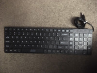 ICAN Full Wired Mini Keyboard Black PC Laptop Computer Desktop 
