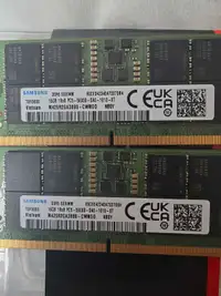 32GB DDR5 5600 MHZ LAPTOP RAM KIT (2X16GB) - SAMSUNG / LENOVO LE