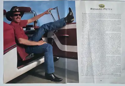 1995 Richard Petty Race Car Driver Original Ad, View more