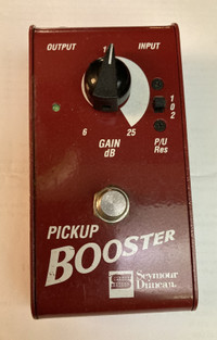 Pédale de guitare booster pré amp