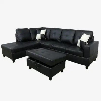 Grand Sale Begin New Sectional Sofa With Storage Ottoman Comfort, View more