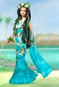 DOTW 'Princess of the Pacific Islands' Barbie 2005 New