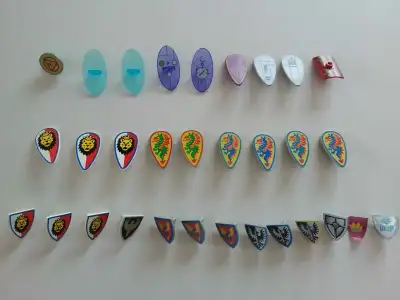 Lego minifigure shields, View more
