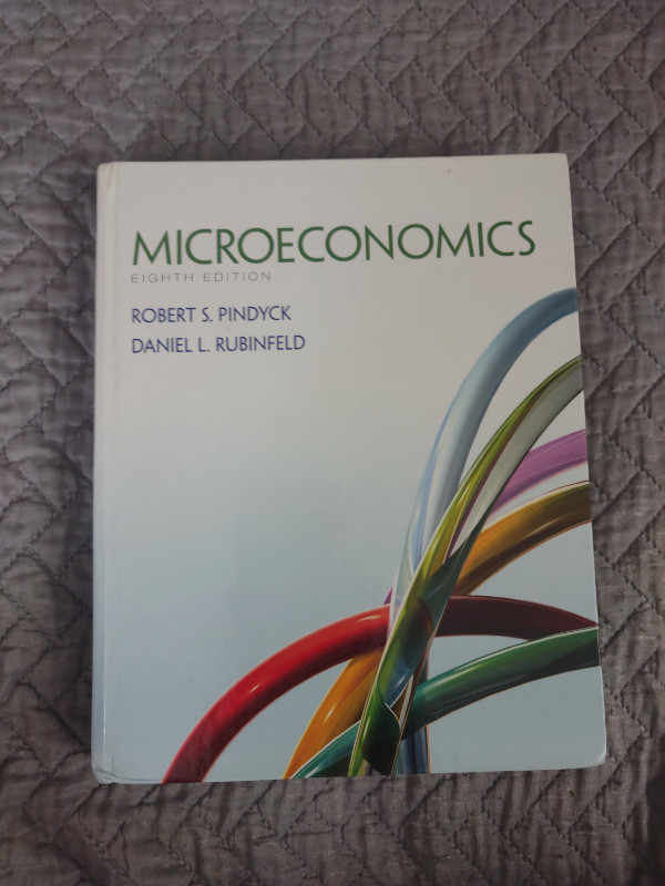 Microeconomics 8th Ed. By Robert S. Pindyck & Daniel L. Rubinfel in Textbooks in London