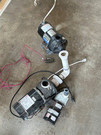 Pumps of various sizes