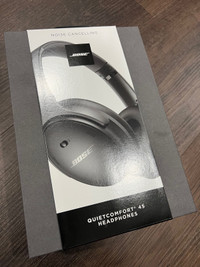 (Sealed) Bose QuietComfort 45 Over-Ear Headphones - Triple Black