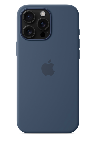 iPhone 16 Pro Max Silicone Case with MagSafe – Denim, View more