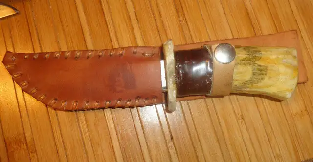 Handmade blue spring steel knives, Deba, Hocho, Kukri in Kitchen & Dining Wares in Oshawa / Durham Region - Image 4