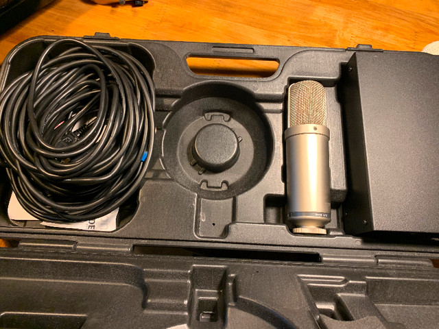 NTK Tube microphone with power, cables and in great condition in Pro Audio & Recording Equipment in Hamilton