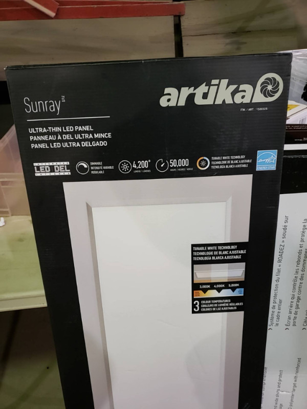 Ultra Thin LED Panel With Tunable White Technology Artika Sunray in Indoor Lighting & Fans in Kitchener / Waterloo - Image 2