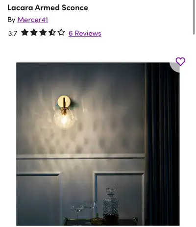 Lacara Armed Sconce Wall Light , View more