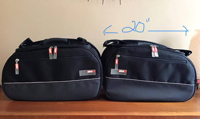 GIVI T427 MOTORCYCLE/SCOOTER SADDLEBAGS PANNIERS in Other in Dartmouth