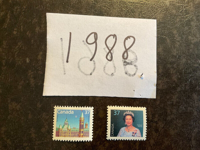 CANADA- 1988- Timbres neufs de l'année- MH dans Art et objets de collection  à Granby - Image 4