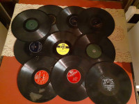 Bunch of old 78 records