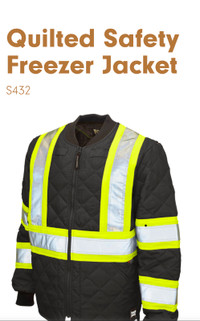 Tough Duck Quilted Safety Freezer Jacket(New)