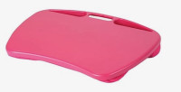 Pink cushioned lap tray