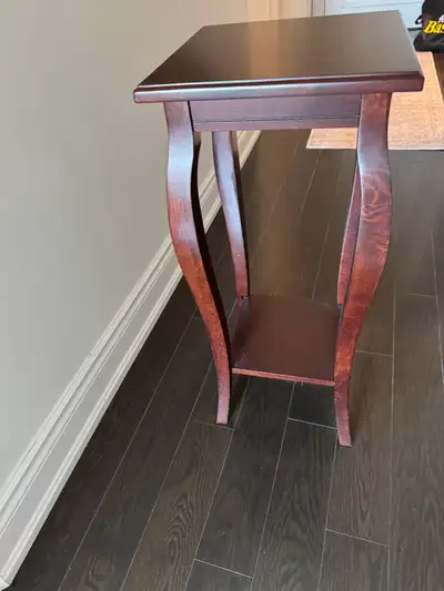Bombay Dark Wood Accent Table, View more