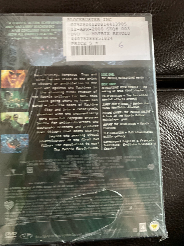 Matrix Revolution DVD  in CDs, DVDs & Blu-ray in La Ronge - Image 2