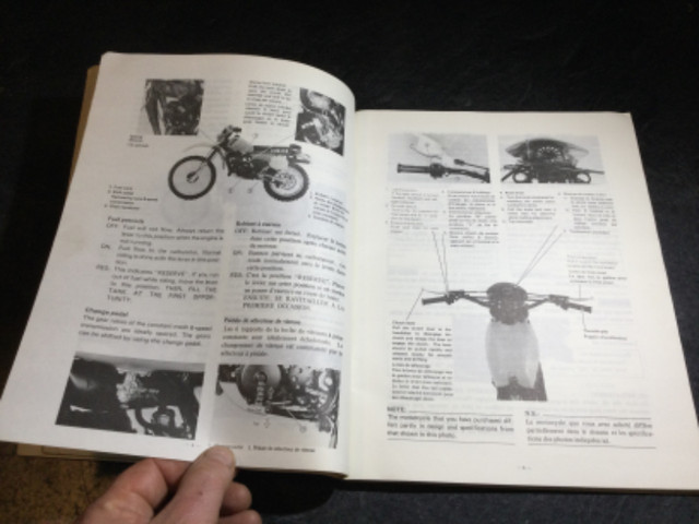 1982 Yamaha IT125J Service Repair Manual in Non-fiction in Parksville / Qualicum Beach - Image 4
