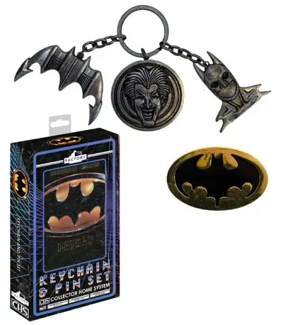 Batman (1989)  CHS Keychain & Pin Set par Factory Entertainment-, View more