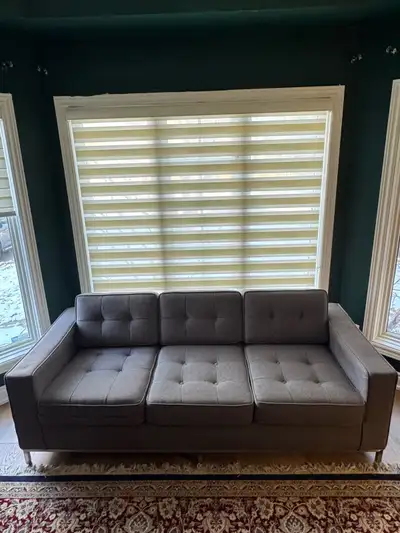 Modern Grey Sofa — Jane Style |  Cleaned - Delivery available, View more