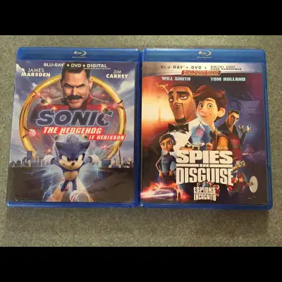 $10 each. $20 for both. Price is firm. All in mint condition. Both include Bluray and DVD. Check out...