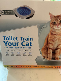 Toilet train for cats