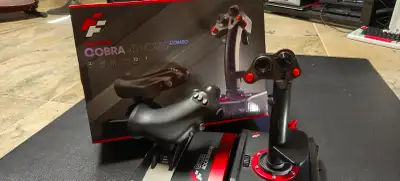 COBRA FLASHFIRE V5 HOTAS PC FLIGHT STICK AND ACCELERATOR, View more