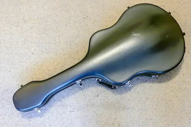 Left-handed Eastman 810ce 7-string archtop guitar and hard case64346710463235122