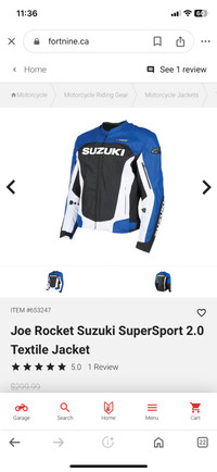 Joe Rocket Suzuki Motorcycle Jacket