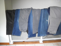 Me's pants all types some new some lined for winter