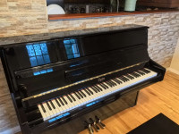 Steinway boston upright piano with perfect touch and tuning