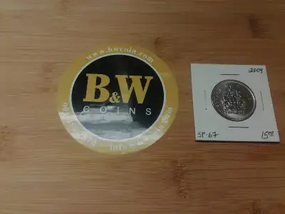 2009 Canada 50¢ SP-67 Coin $15 The 2009 Canada 50¢ SP-67 coin is a specimen strike with an impressiv...