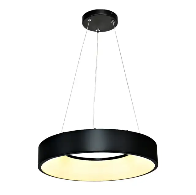 LED Circular Pendant Light Fixture in Matte Black in Indoor Lighting & Fans in Mississauga / Peel Region - Image 7